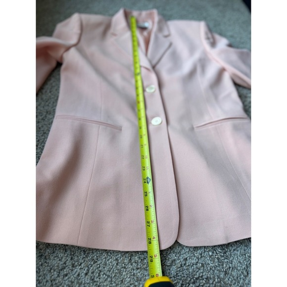 Talbots Women's blush Pink Wool Blend Blazer Size 8 Two Button Tailored Office - Picture 6 of 12